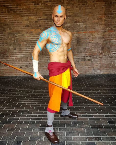 avatar cosplay aang|avatar the last airbender cosplay.